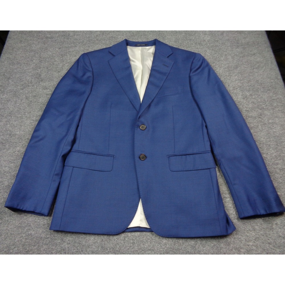 Suitsupply Blazer Mens 38S Blue Napoli Single Breasted Zignone Wool 110's Office